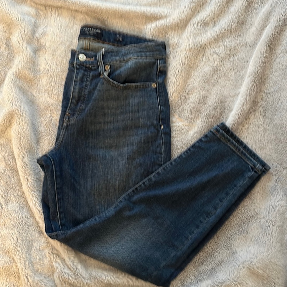Lucky brand mid rise crop skinny jeans